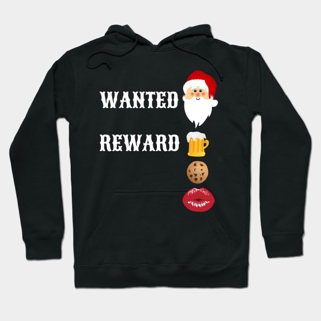 Wanted Santa, Wild West Christmas, Western Christmas, Christmas Eve, Christmas Planning Hoodie by Style Conscious